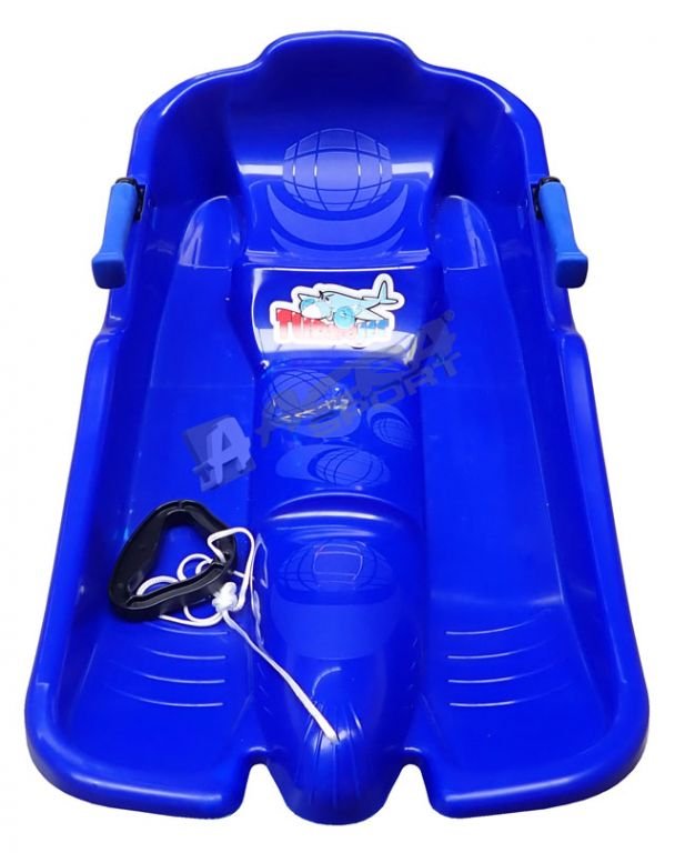 Plastkon sanie Bob bobsleds Turbo Jet, niebieski, jeden rozmiar