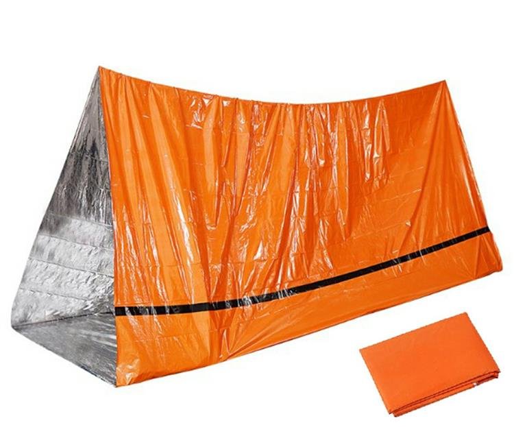 NAMIOT RATUNKOWY NRC utrzymujący ciepło 210x90cm pomarańczowy AG404C