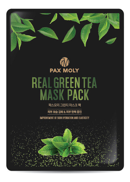 Pax Moly Maska do twarzy w płachcie łagodząca z ekstraktem z zielonej herbaty 25 ml