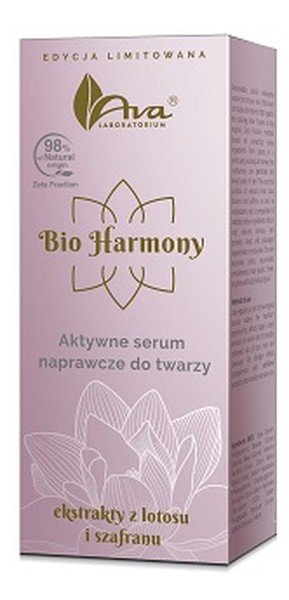HYDRO LASER AVA Bio Harmony aktywne serum naprawcze do twarzy 30ml