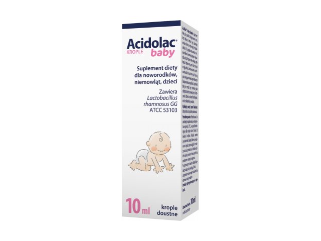 Polpharma Acidolac Baby krople 10 ml