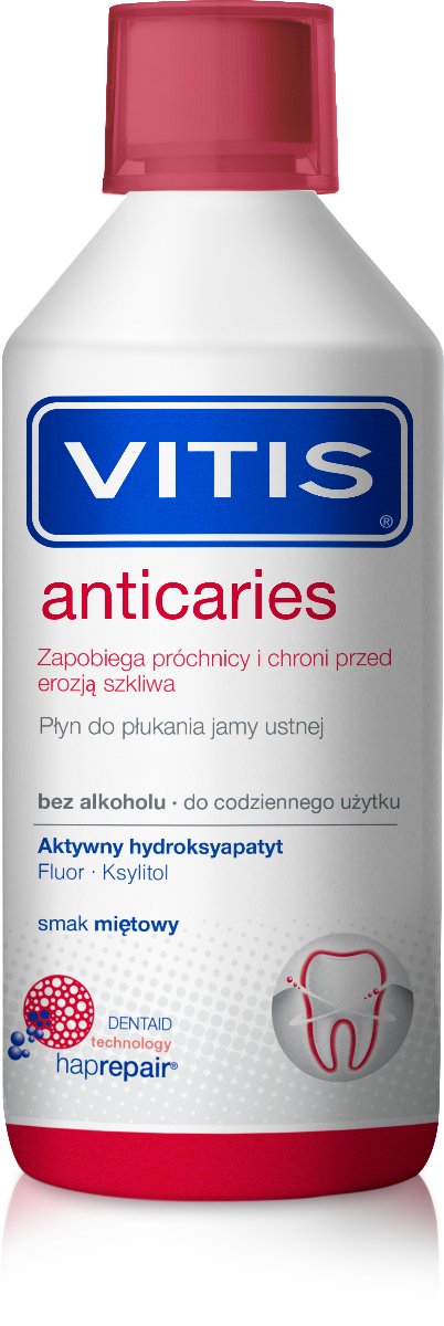 Bałtycki Instytut Stomatologii Sp. z o.o VITIS  Anticaries, Płyn do płukania jamy ustnej  500 ml