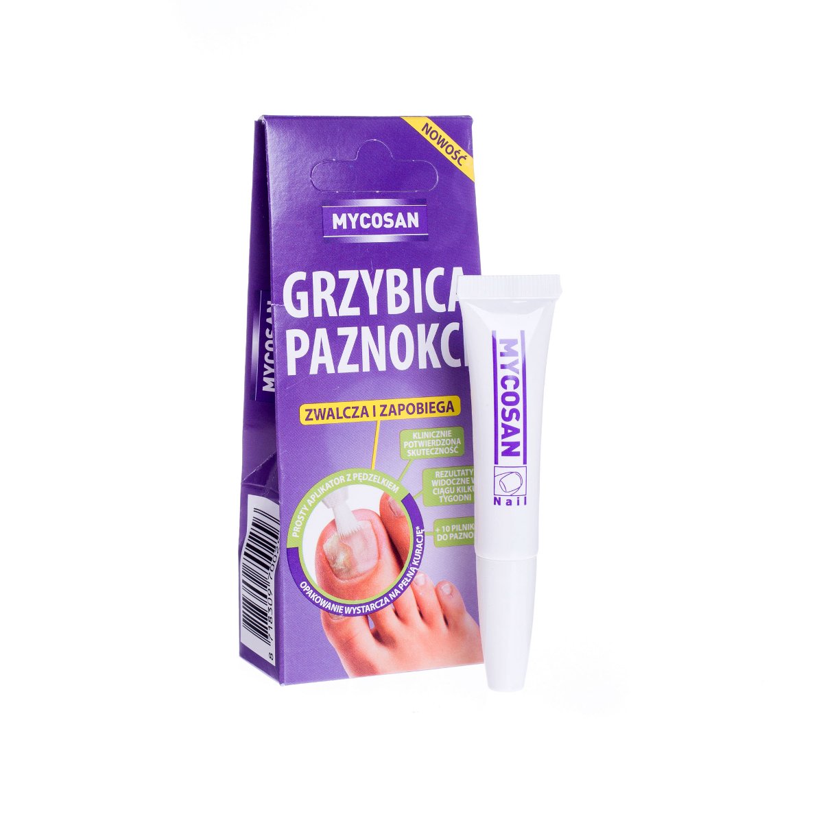 SiroScan Mycosan grzybica paznokci 5 ml +10 pilniczków