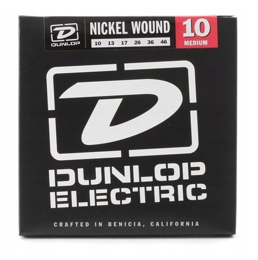 Dunlop struny do gitary elektrycznej Nickel Plated Steel DEN1046 - .010-.046