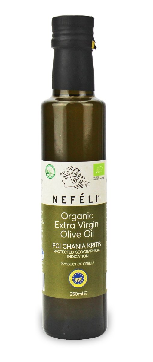 NEFELI (oliwki) OLIWA Z OLIWEK EXTRA VIRGIN KRETA P.G.I. BIO 250 ml - NEFELI 5203447760185