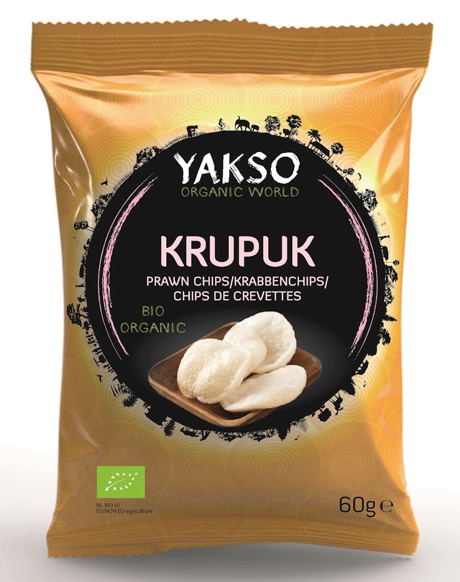YAKSO (sosy sojowe, makarony) PRAŻYNKI KREWETKOWE BIO 60 g - YAKSO 8718754505956