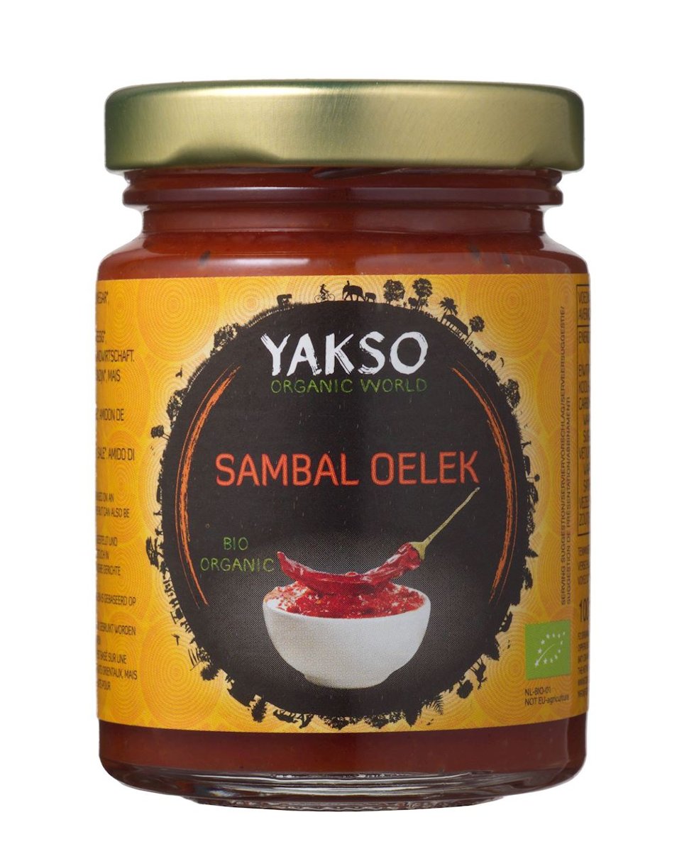 YAKSO SOS CHILI SAMBAL OELEK BIO 100 g - YAKSO BP-8712423016811