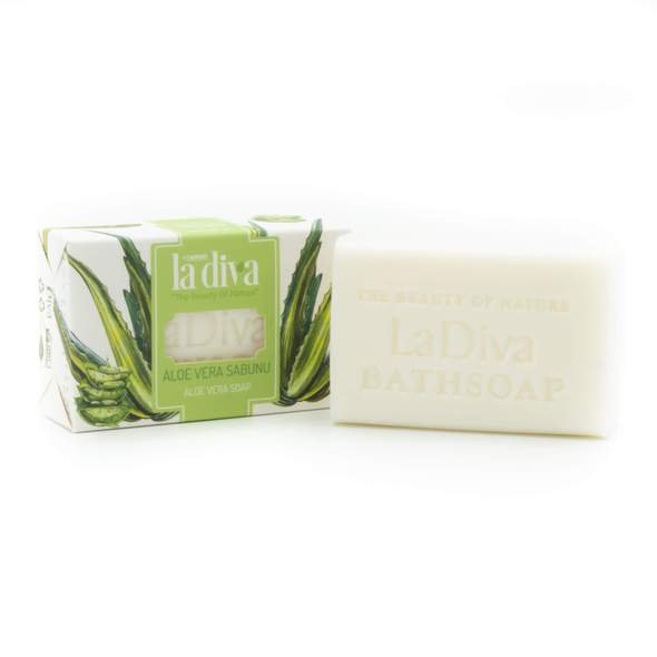 LA DIVA MYDŁO W KOSTCE ALOES 100 g - LA DIVA BP-8699266393180