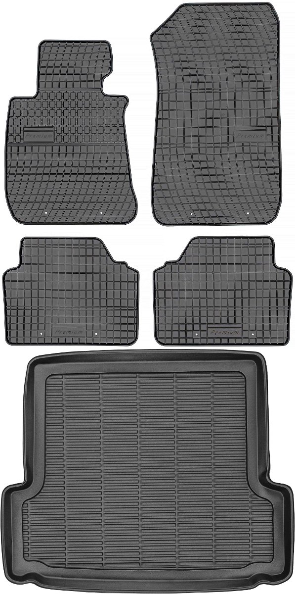 BMW seria 3 E91 Kombi od 2005-2012r. Bagażnik MAX-DYWANIK 910205 + Dywaniki PRISMAT 1406
