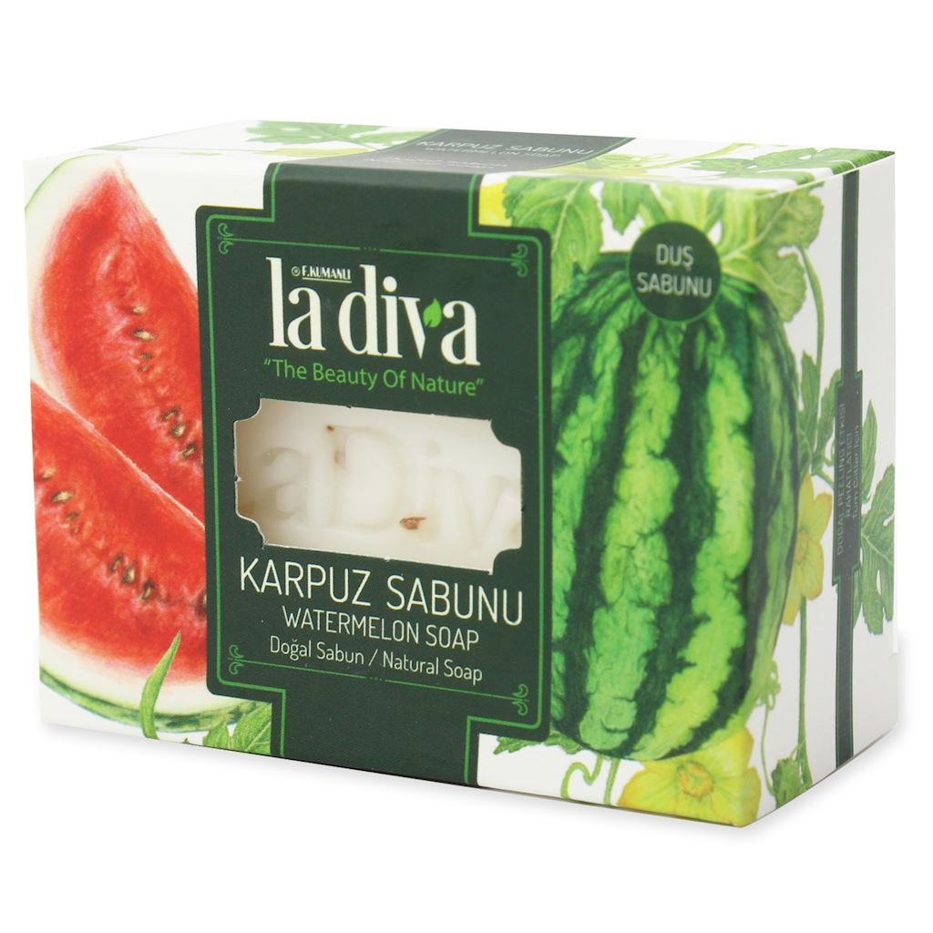 Zdjęcia - Mydło Diva  w kostce ARBUZ 100 g La 