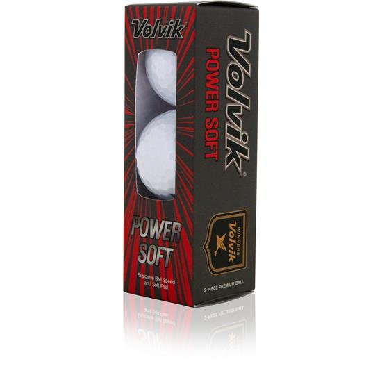Piłki golfowe VOLVIK POWER SOFT (biały, 3 szt.)