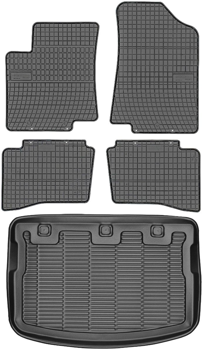 Kia Rio III Hatchback od 2011-2017r. Bagażnik MAX-DYWANIK 911002 + Dywaniki FROGUM 0427