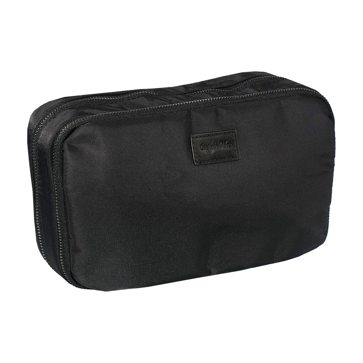 Kosmetyczka Podróżna Łazienkowa Duża Czarna Captain Mike® Na Zamek