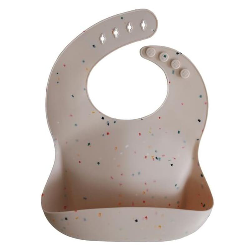 Mushie - Śliniak Silikonowy Vanille Confetti