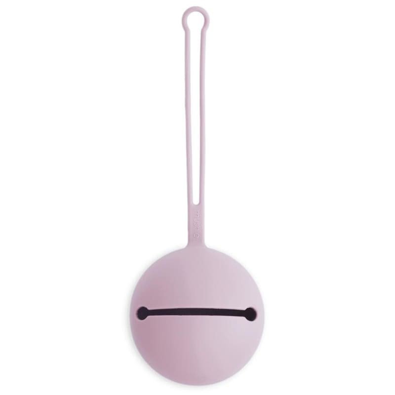 Mushie - Etui Na Smoczek Do Wózka Kula Ball Soft Lilac