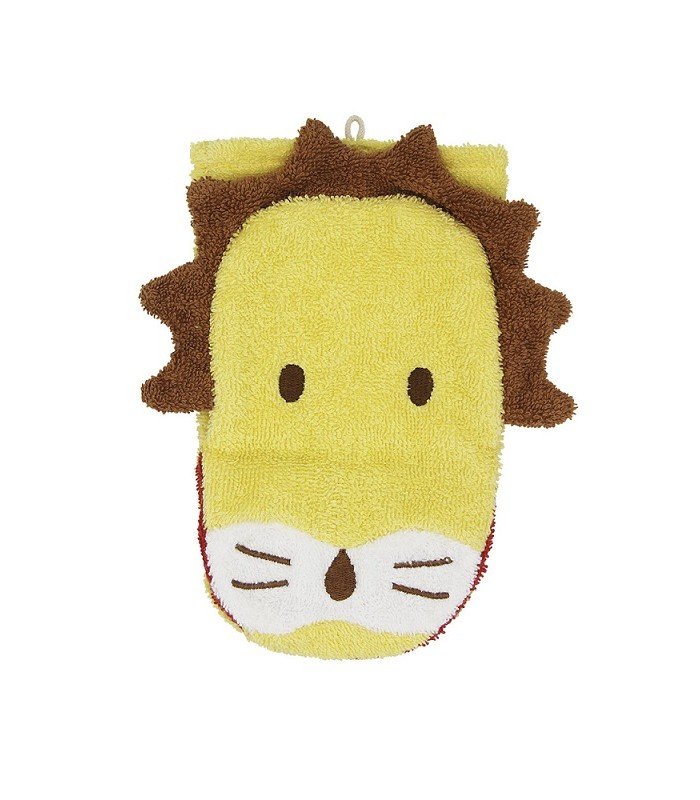 Myjka Do Kąpieli Dla Dzieci, Rękawica Kąpielowa Duża, Lew Ludwig, Bawełna Organiczna, Gots, Fürnis