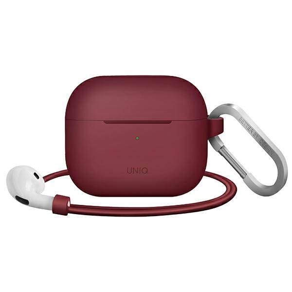 Apple Uniq Etui UNIQ Vencer AirPods 3 Silicone bordowy/burgundy maroon UNIQ556BURMAR