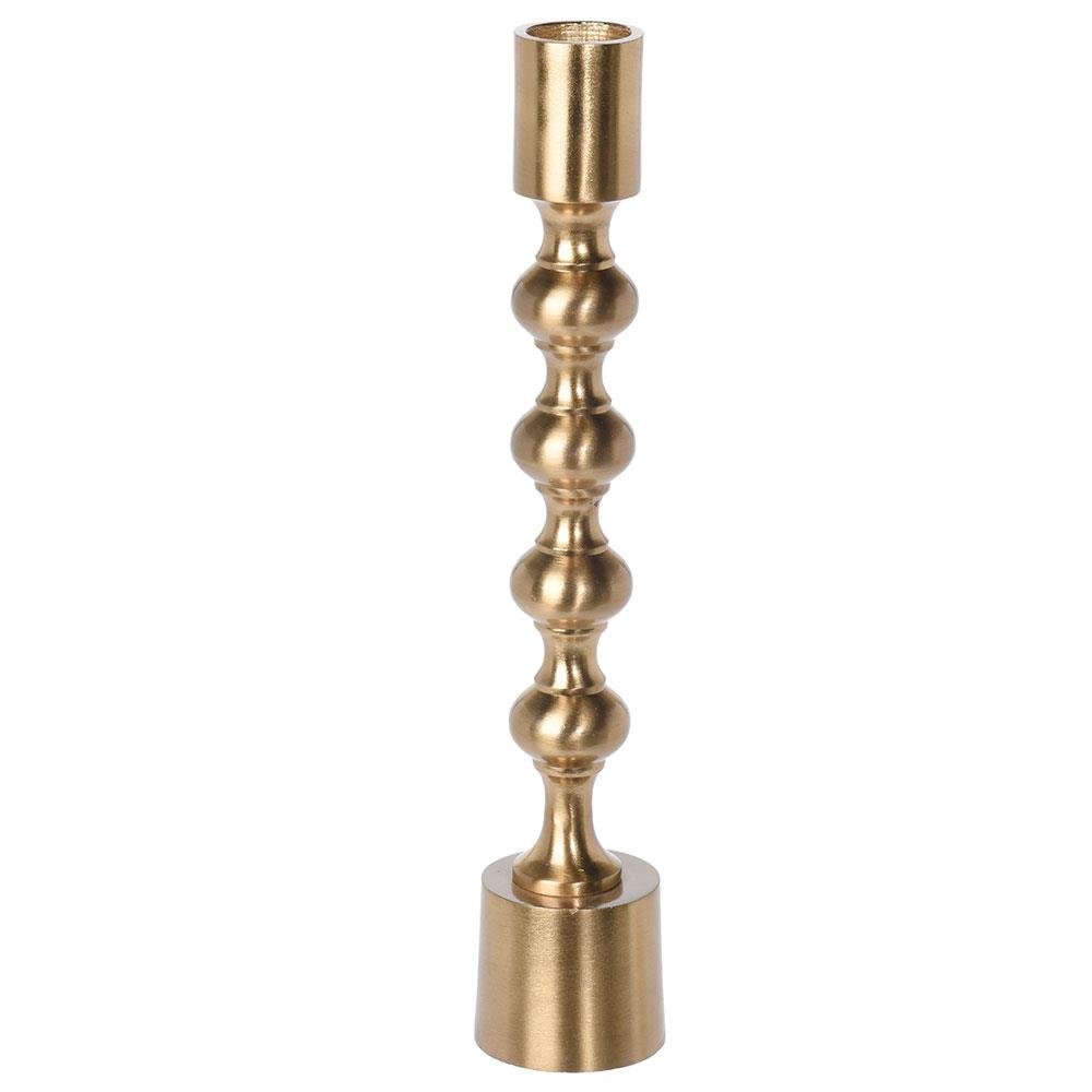 Świecznik złoty w stylu glamour 23 cm