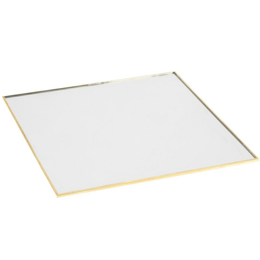 Podstawka kwadratowa złota 25 cm