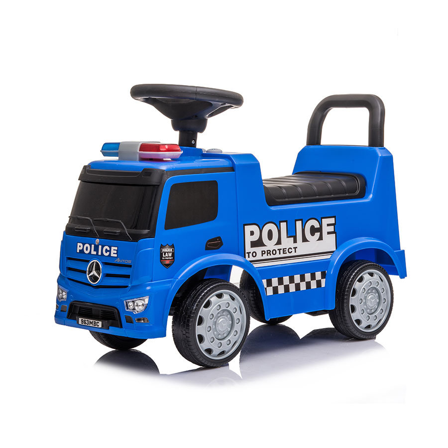Sapphire Kids Jeździk pchacz dla dziecka Mercedes Antos Policja niebieski JEZDZIK_657_POLICJA
