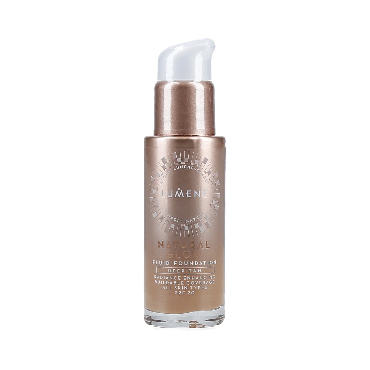 Lumene Natural Glow Fluid Foundation SPF20 Deep Tan podkład rozświetlająco wygładzający 30ml