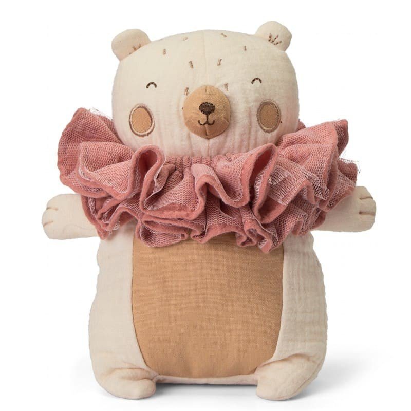 Picca Loulou Picca Loulou  -  Przytulanka Pani Miś w Ozdobnym Kołnierzu 20 cm