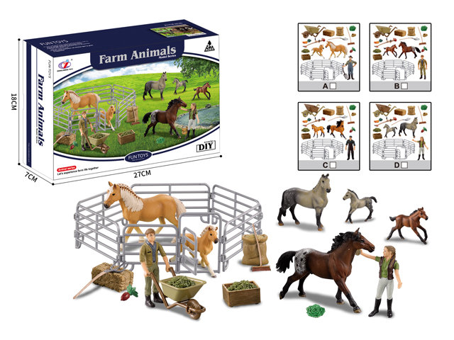 ICOM Poland Figurka Zestaw Stajnia 7123117 7123117