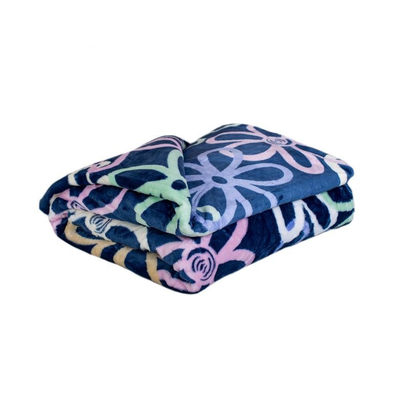 Koc Light Sleep New Kwiaty Mona, 150 x 200 cm