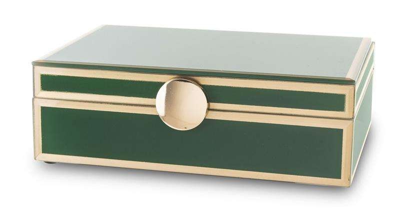Szkatułka na biżuterię, Zielony