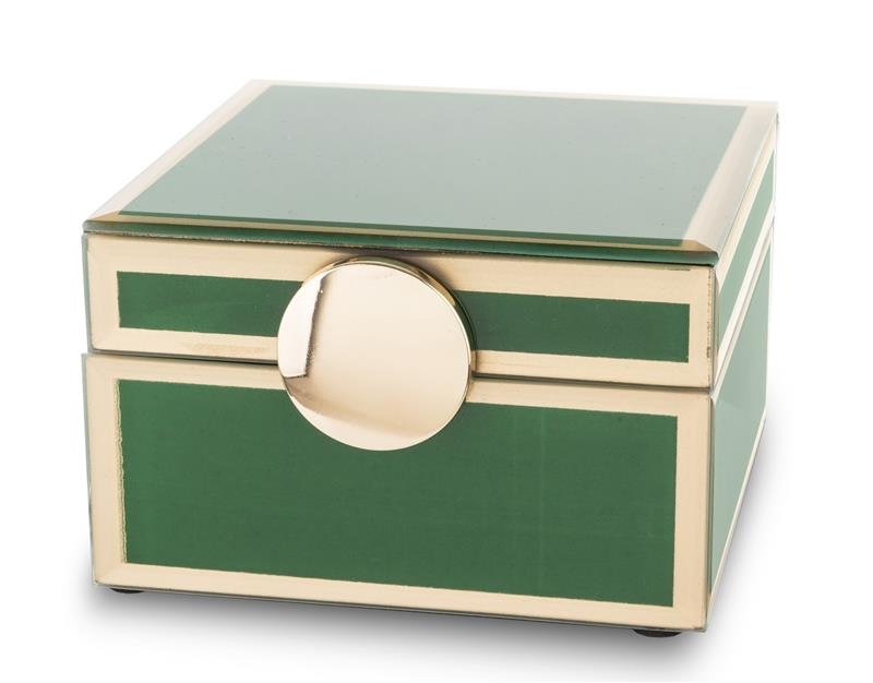 Szkatułka na biżuterię, Zielony