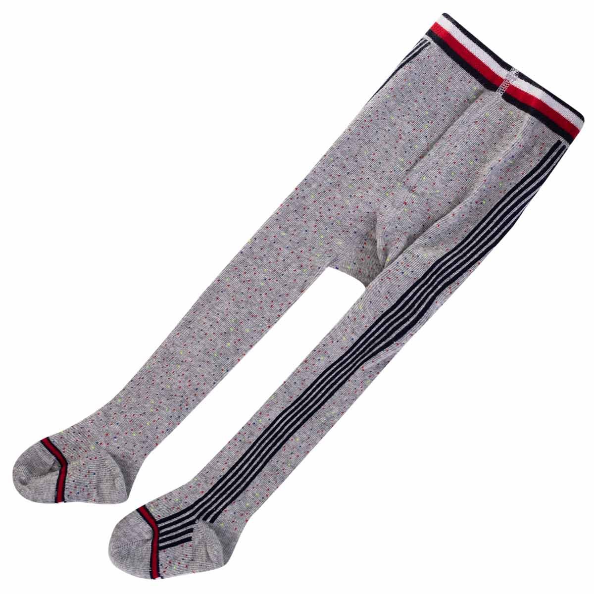 TOMMY HILFIGER RAJSTOPKI DZIECIĘCE GREY 701210511 002 - Rozmiar: 62-68