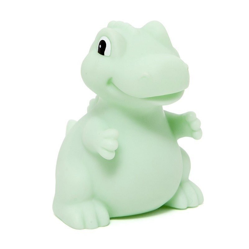 Petit Monkey Petit Monkey - Miękka pastelowa lampka nocna LED T-rex  miętowy