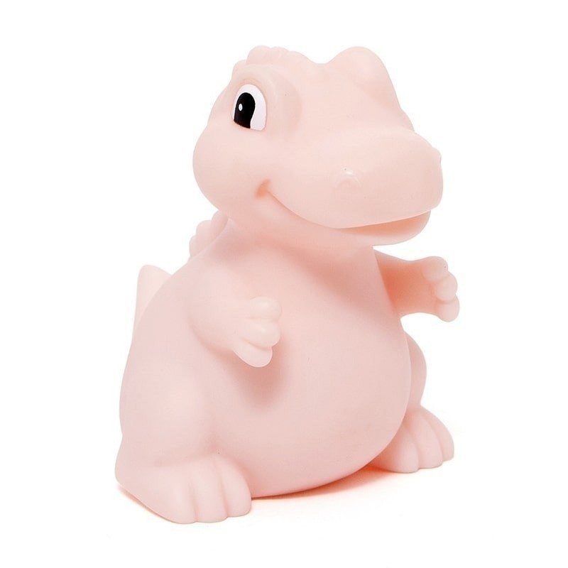 Petit Monkey Petit Monkey - Miękka pastelowa lampka nocna LED T-rex różowy