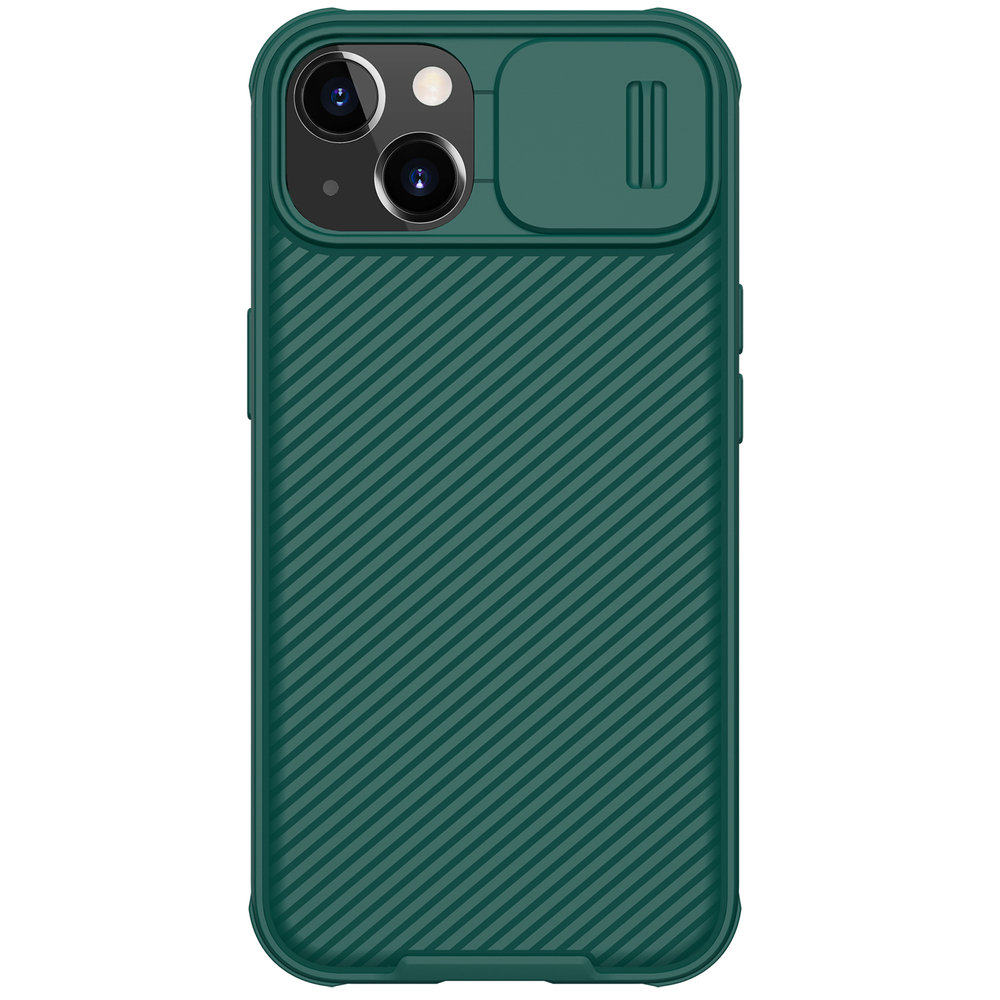 Nillkin CamShield Pro Case pancerne etui pokrowiec osłona na aparat kamerę iPhone 13 zielony