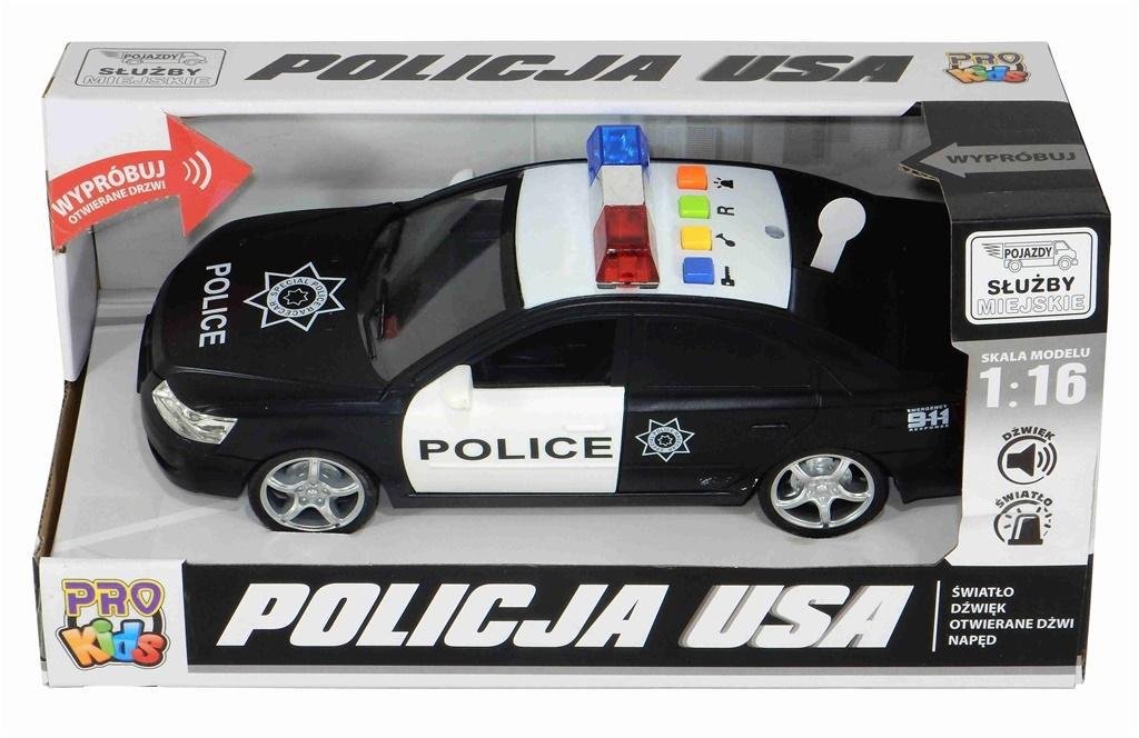Pojazd Police z wieloma dźwiękami PRO Kids