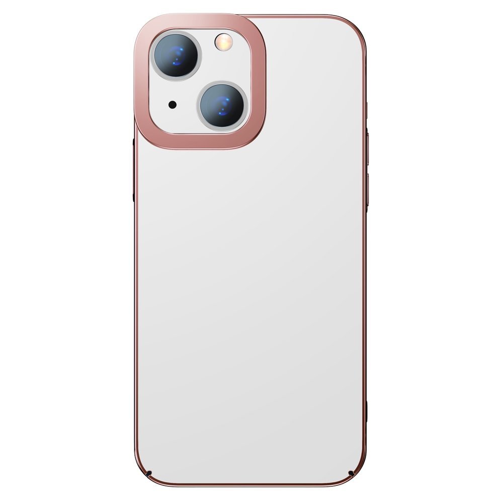 Baseus Glitter Case przezroczyste etui pokrowiec iPhone 13 różowy (ARMC000904) ARMC000904