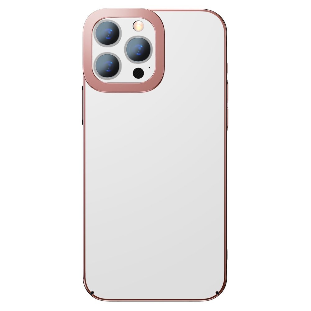 Baseus Glitter Case przezroczyste etui pokrowiec iPhone 13 Pro różowy (ARMC001004) ARMC001004