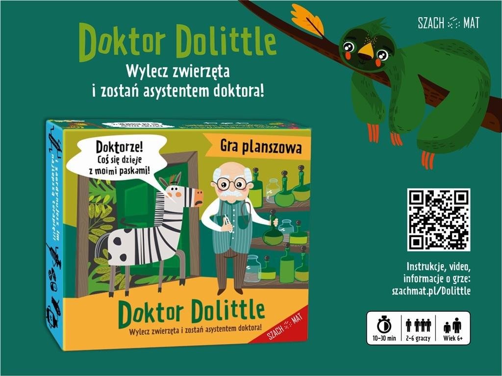 Doktor Dolittle Gra planszowa Nowa