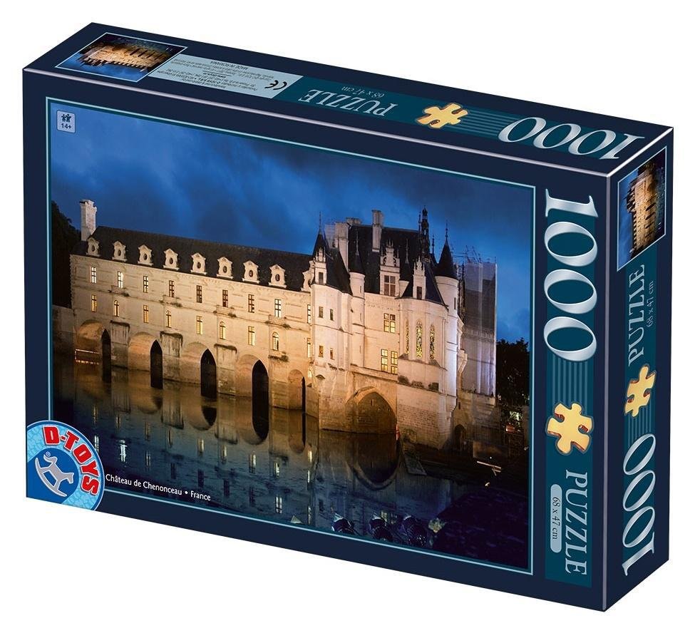 Puzzle 1000 Francja Zamek Chenonceau Nowa