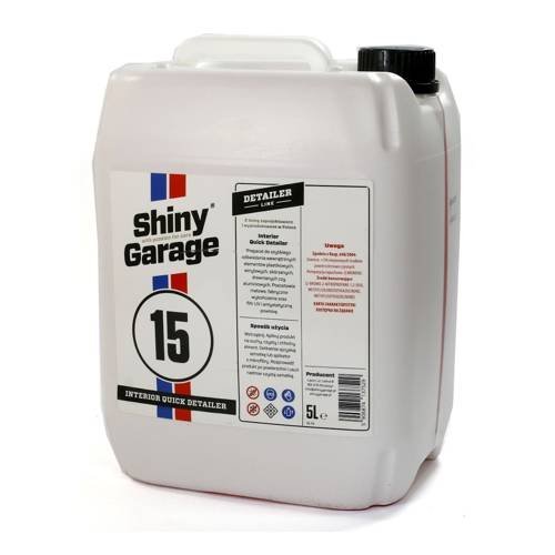 Shiny Garage Interior Quick Detailer - produkt do szybkiego odświeżenia wnętrza 5L