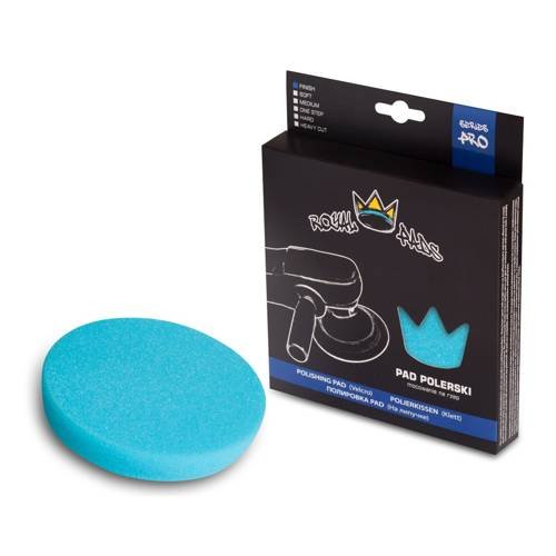 Royal Pads Pro Finish Pad  bardzo miękki pad polerski, niebieski 80mm