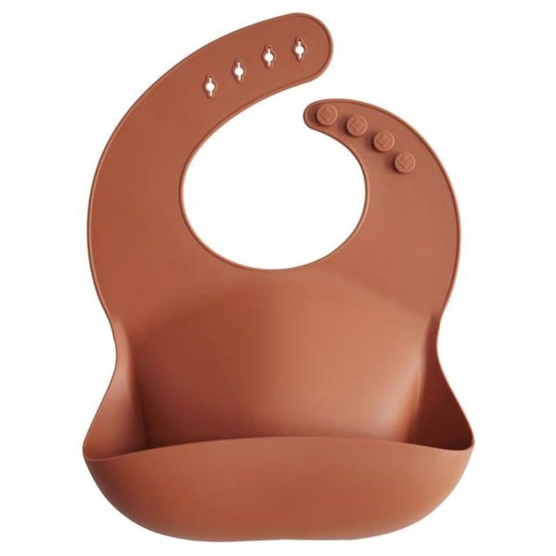 Mushie - śliniak silikonowy Clay
