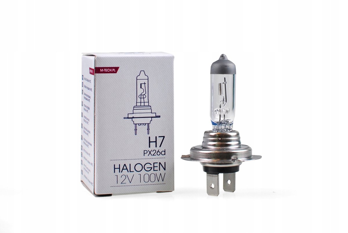 M-Tech Żarówka PX26D 12V/100W H7 - 10 SZTUK