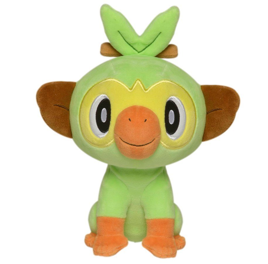 Pokemony Sword and Shield, Maskotka GROOKEY 22cm, jazwares