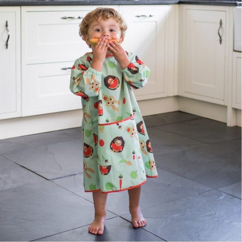 Tidy Tot BLW Tidy Tot Coverall Bib Pistachio Green śliniak fartuszkowy długi z kieszonką