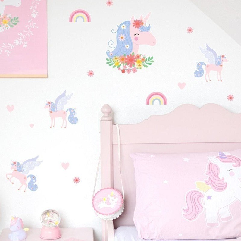 Little Lovely Company Naklejki ścienne Jednorożec