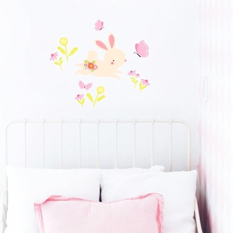 LLC Naklejki dla dzieci ścienne króliczki