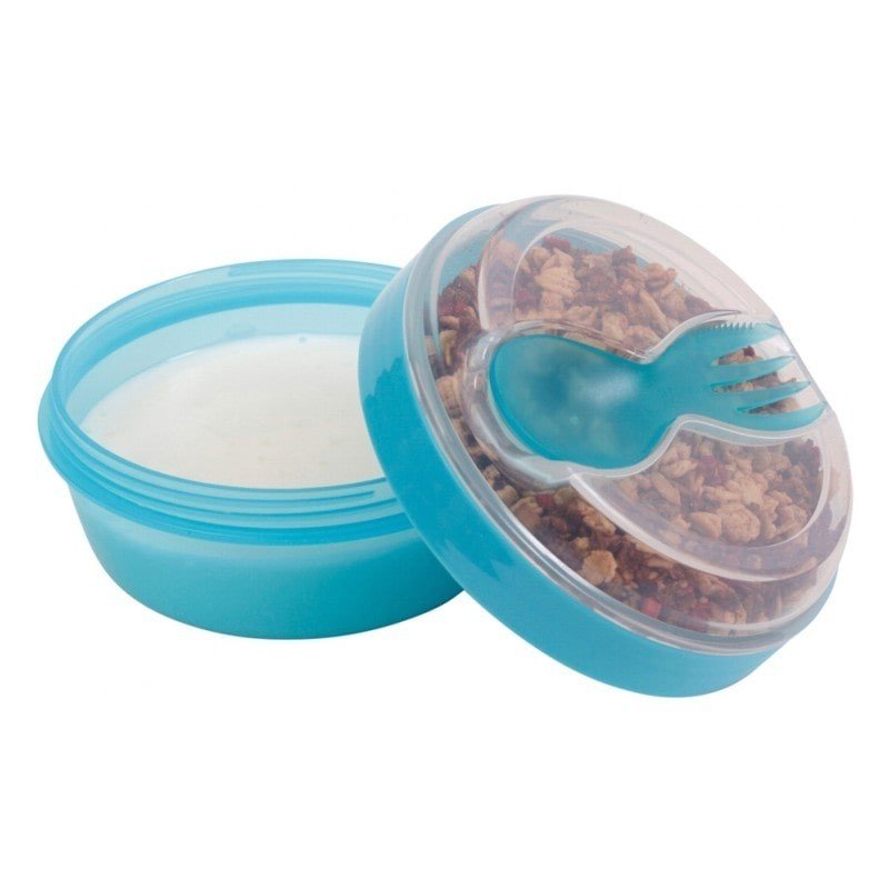 Carl Oscar Temp Lunch Jar Carl Oscar -  N'ice Cup Pojemnik Śniadaniowy z Wkładem Chłodzący Turquoise  -  Giraffe
