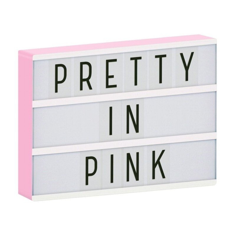 A Little Lovely Company A Little Lovely Company - Lampa Lightbox LED A4 Pink