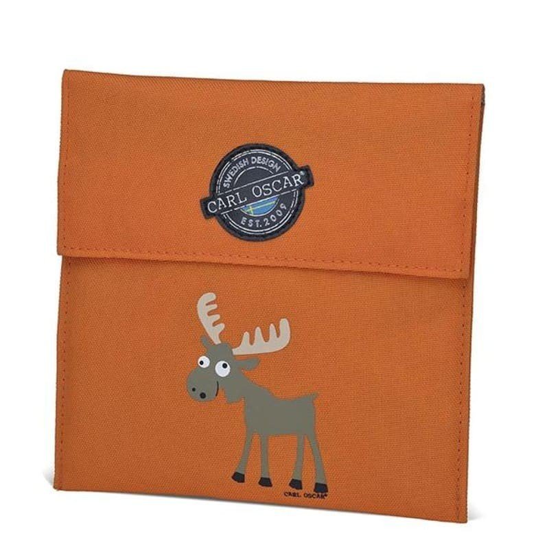 Carl Oscar Pack'n'Snack Sandwich Bag torebka termiczna na kanapki Orange - Moose